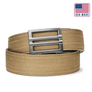 X SERIES BUCKLE  | USA MADE COYOTE TACTICAL NYLON GUN BELT 1.5"