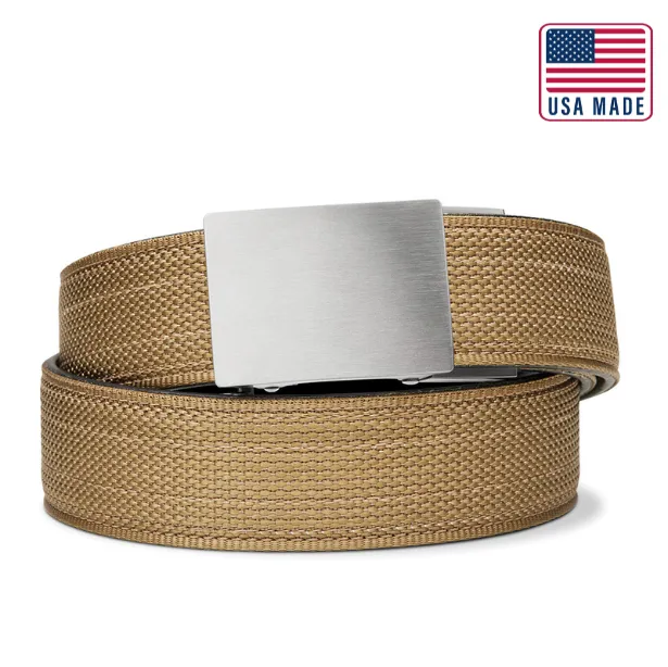 X SERIES BUCKLE  | USA MADE COYOTE TACTICAL NYLON GUN BELT 1.5"