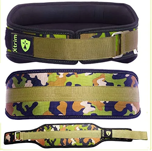 XTRIM Men's Gym Belt (Grey, XL)