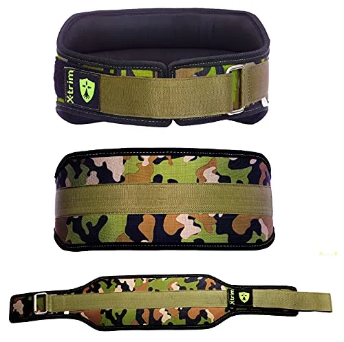 XTRIM Men's Gym Belt (Grey, XL)