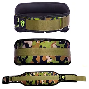 XTRIM Men's Gym Belt (Grey, XL)