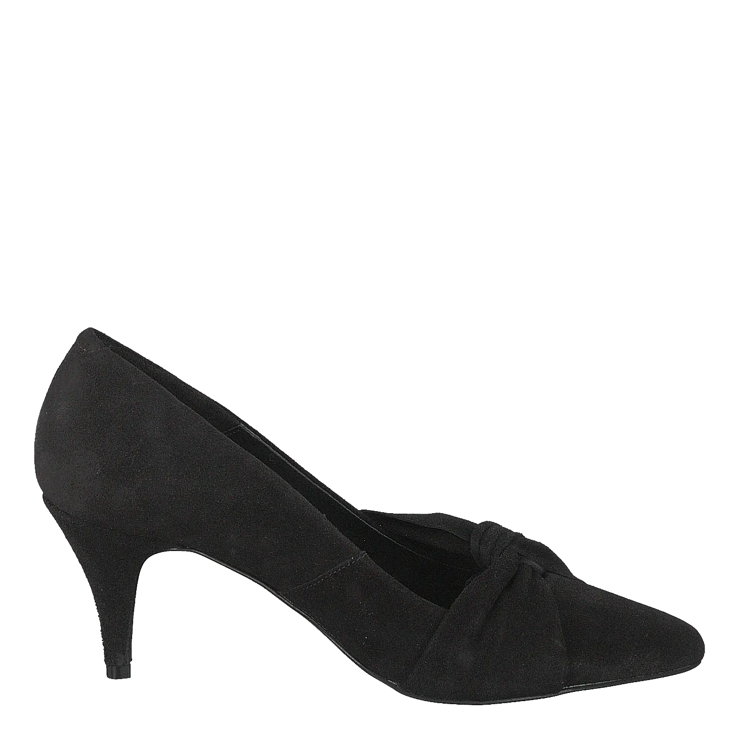 Zita Suede Bow Pump 101 - Black 1