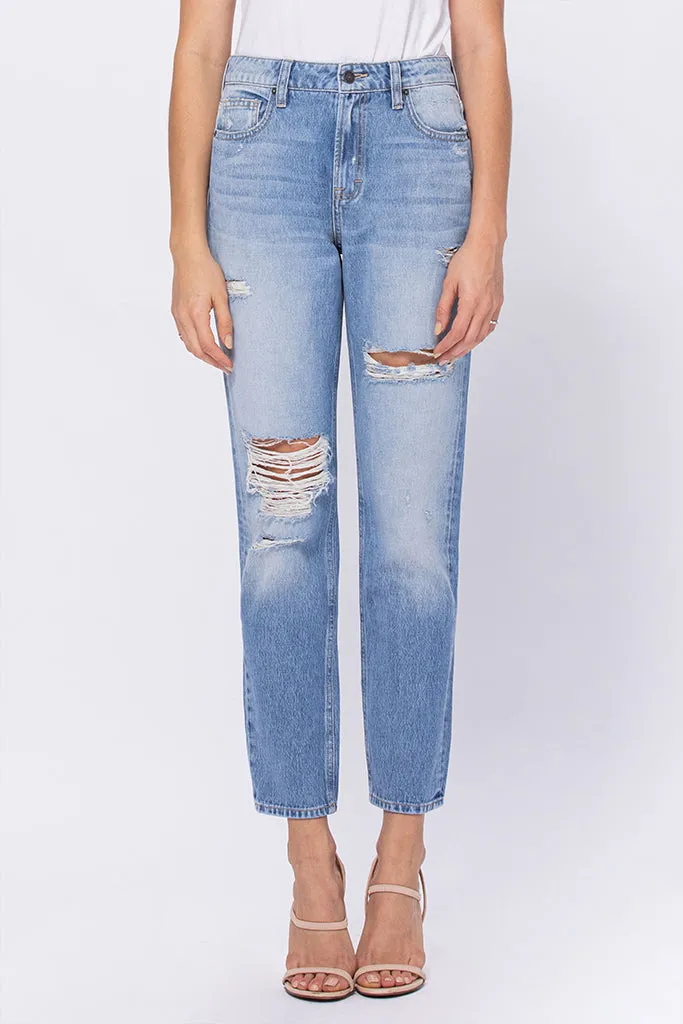 Zoey Basic Mom Jeans